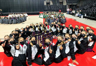 St. Mary's Dominican Debs dance team places first in state competition
