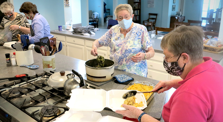Local Sisters of Charity prepare food for the soul