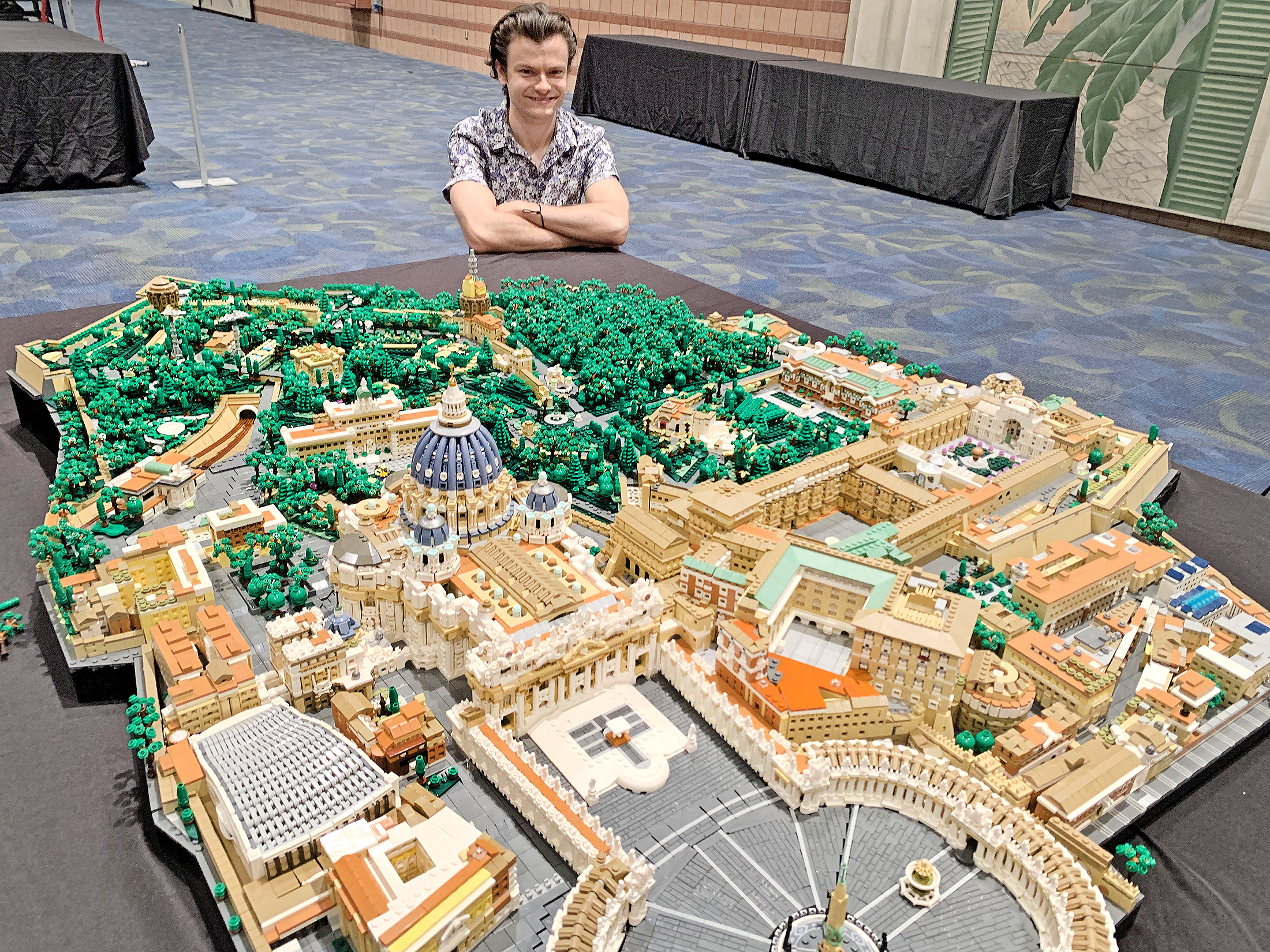 LEGO architect's ode to Vatican City: Embracing the cornerstone
