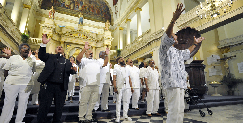 After 18 months of virtual silence, unscripted applause at Mass