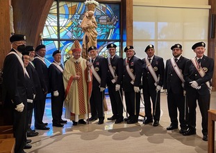 Color Guard participates in parish anniversary