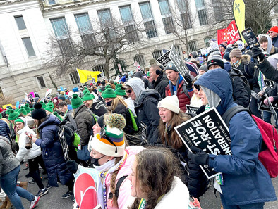 Local teens defend unborn at March for Life in D.C.
