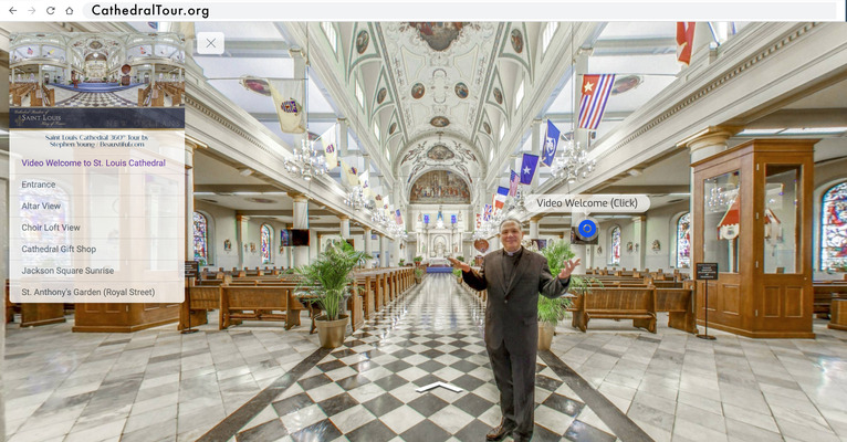 Tour St. Louis Cathedral without ever leaving home