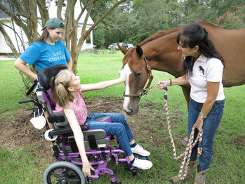 Equestrian therapy is a family godsend