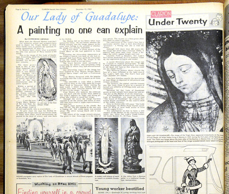 CLARION FLASHBACK: Guadalupe image dates to 1531