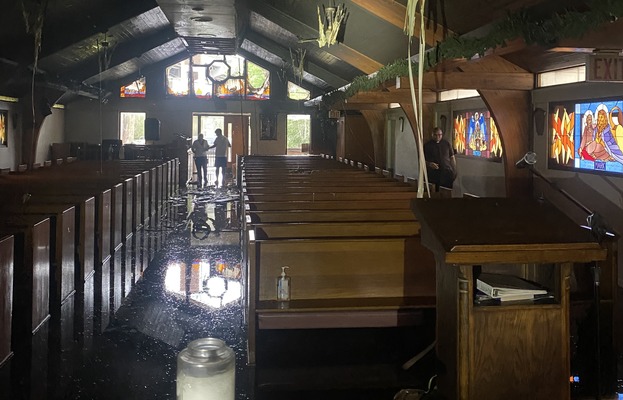 Fire damages St. Pius X Mission Church in Crown Point