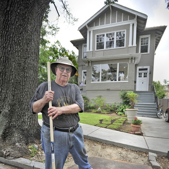 When NOLA floods, this man rakes against the odds