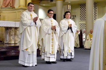 Three new priests eager to serve