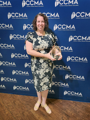 Angelle Hall named campus minister of the year