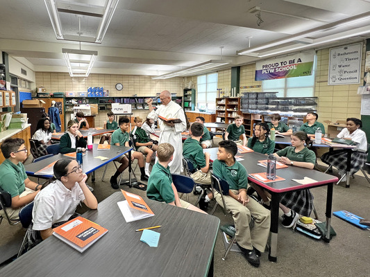 St. Benilde School students learn that blessings are part of daily life