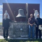 Bishop Folda blesses St. Bernard’s monument as former parish endows cemetery legacy fund