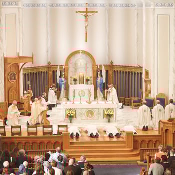 A visible icon of Christ the Servant