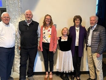 Cindy Schlosser receives Bishop Francis award