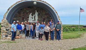 Third annual pilgrimage to the Prairie Bells Grotto of the Holy Family