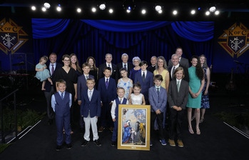 Family of Servant of God Michelle Duppong honored by the Knights of Columbus