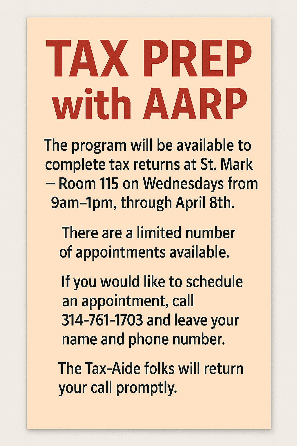tax prep with AARP