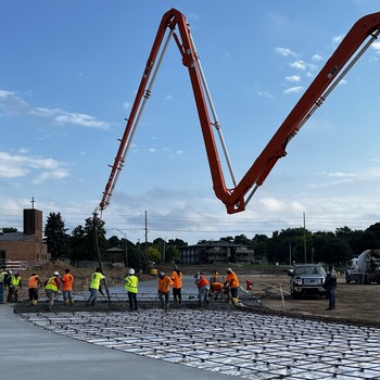 Nemaha Sports Construction Builds First Post-Tension Concrete Running Track in Tri-City Area