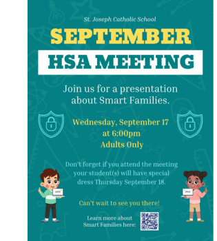 September HSA Meeting & Smart Families Presentation