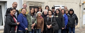 Pellegrinaggio organizzato da Orange per il personale di lunga data.