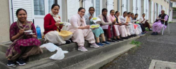 Un gruppo di Suore indiane di Chambéry hanno fatto i voti perpetui