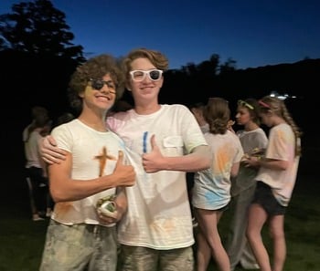 Post Car Wash - Senior High Youth Ministry Teens Gathering to Relax after a Long Day