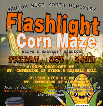 Flashlight Corn Maze-Senior High Youth Ministry