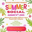 Summer Social on August 9