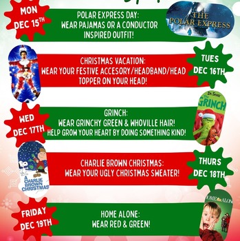 Christmas Spirit Week