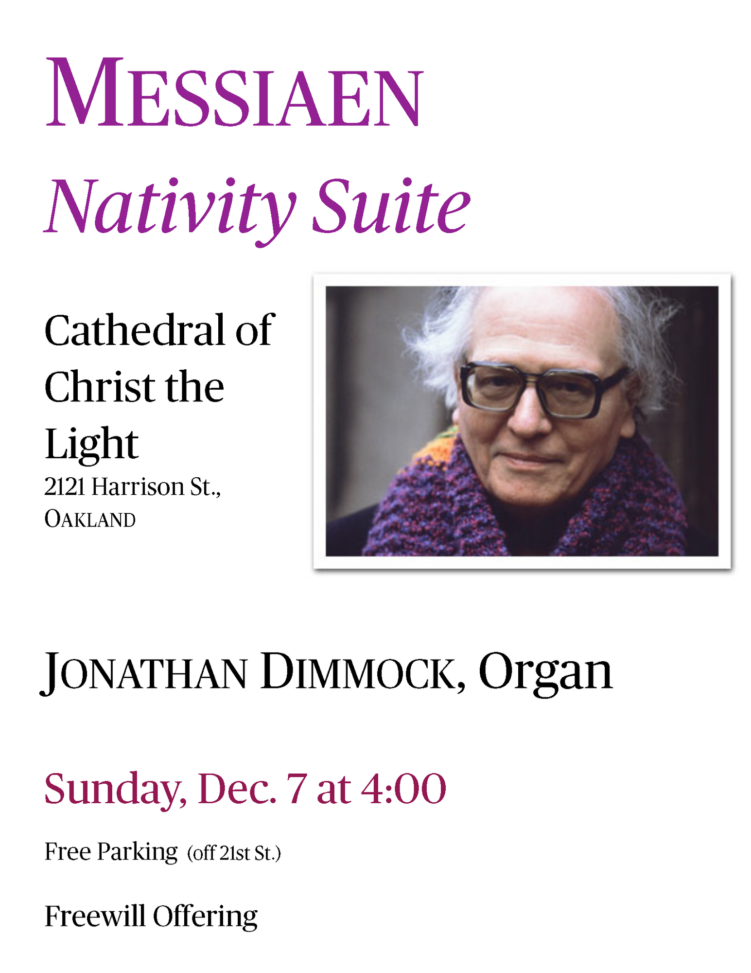 Organ Recital: Jonathan Dimmock