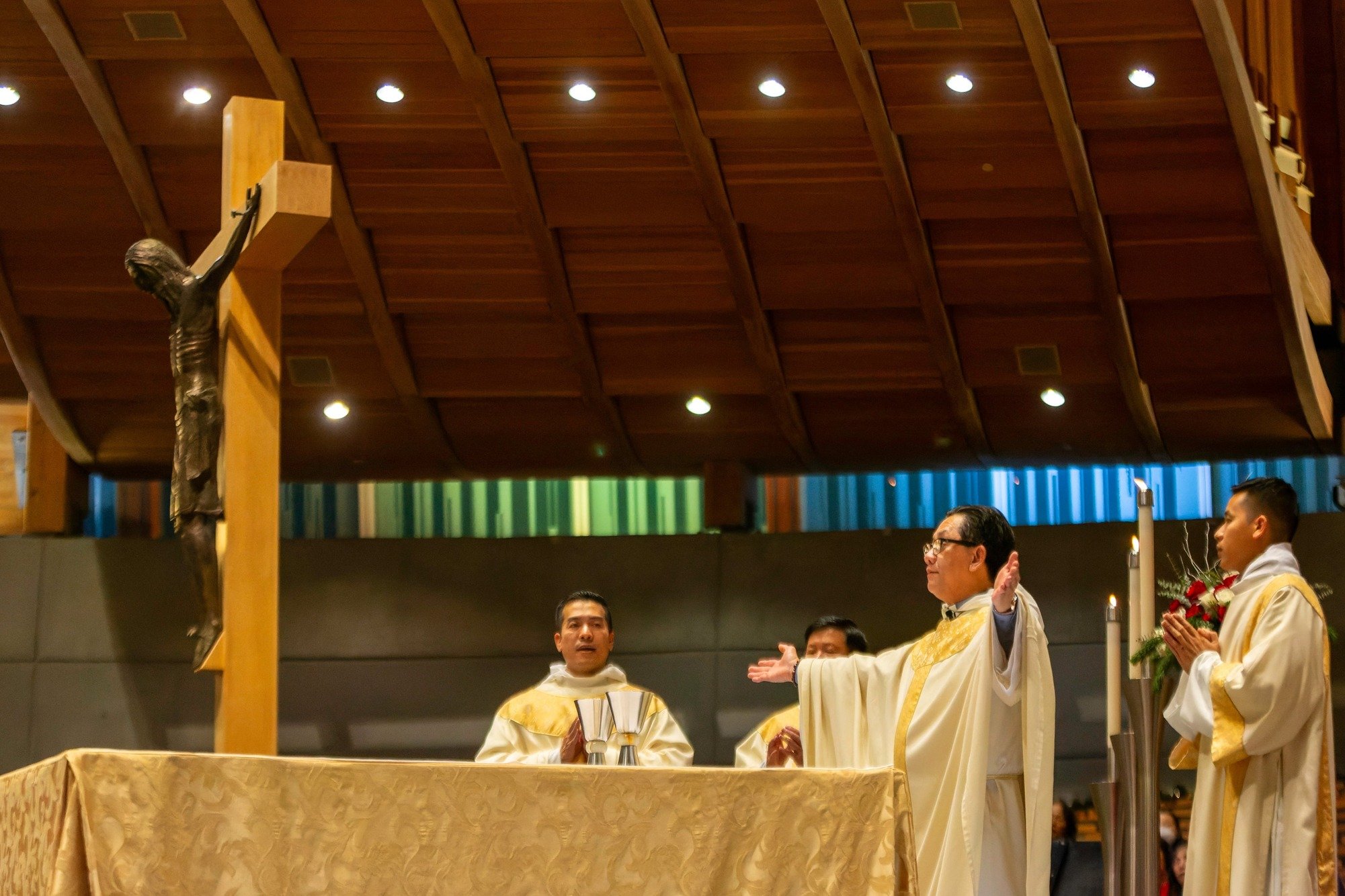 Catholic Mass at the Cathedral of Christ the Light