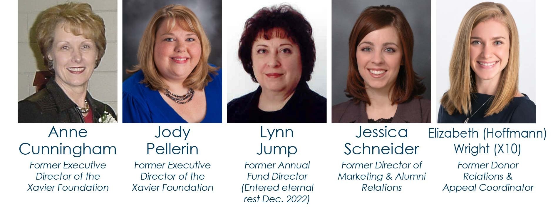 Past Xavier Foundation Staff