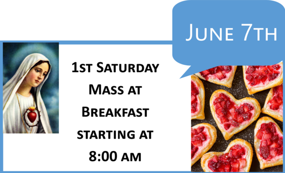1st Saturday Mass and Breakfast