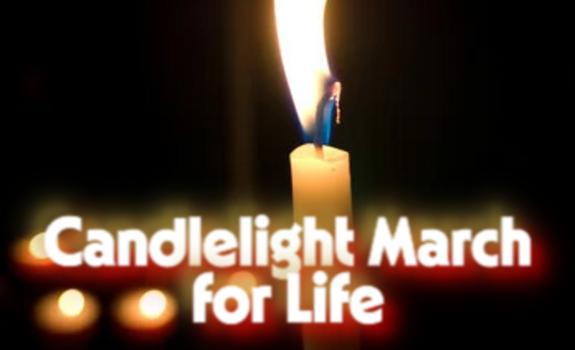 Candlelight March for Life  Thursday, January 29, 2026, 6:30 PM