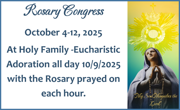 Rosary Congress click here for all the details throughout Victoria
