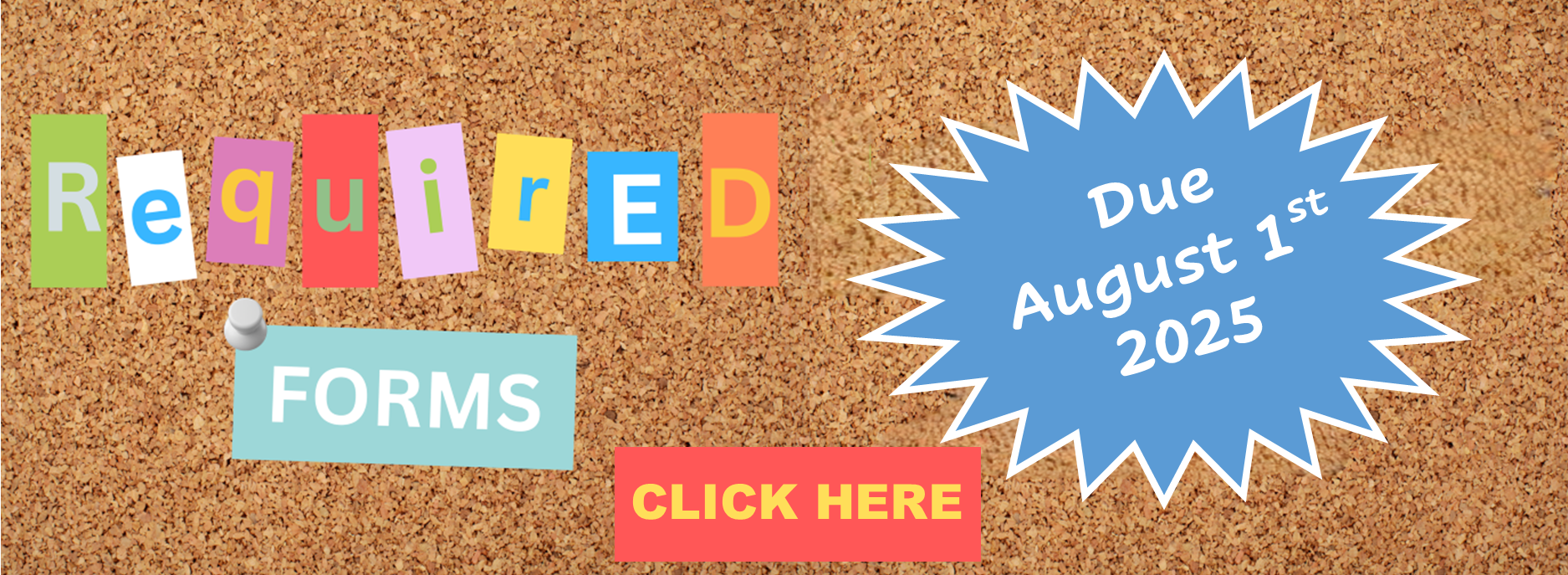 Youth forms to complete registration 