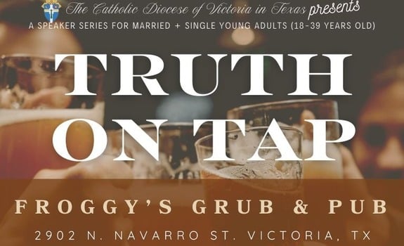 Truth on Tap 3rd Monday of the Month at 6:30 pm