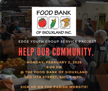 EDGE Service Project - The Foodbank of Siouxland