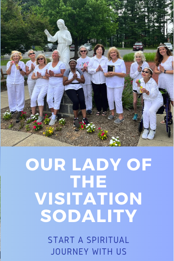 The Sodality is a community of women, who with Mary, our Blessed Mother, as our model, pray  and work  together in service to Christ in all aspects of our family, professional, civic and spiritual life. The purpose of the Sodality is to grow in faith and love of God and to share this with others.Sodality Meeting – All women of the parish are invited to join us for Mass followed by our meeting which includes coffee & fellowship, calendar of Sodality events & small group discussions!Join our rosary recitation sign up!https://www.signupgenius.com/go/10C0B45ABA62DA2F49-51001369-rosary/7826747#/ 