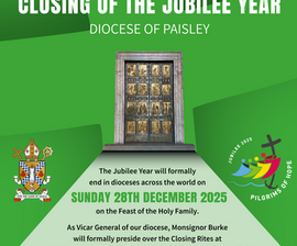 Closing of the Jubilee Year