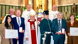 Diocese of Paisley men receive Papal Knighthoods