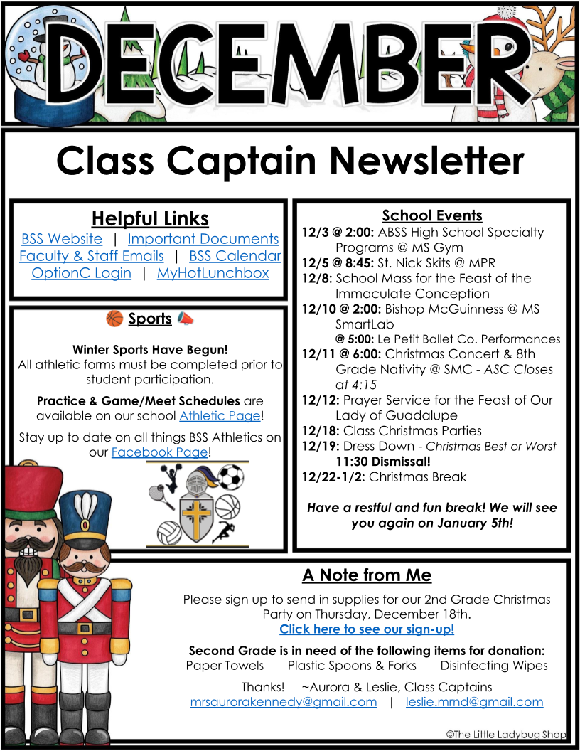 September Newsletter Template