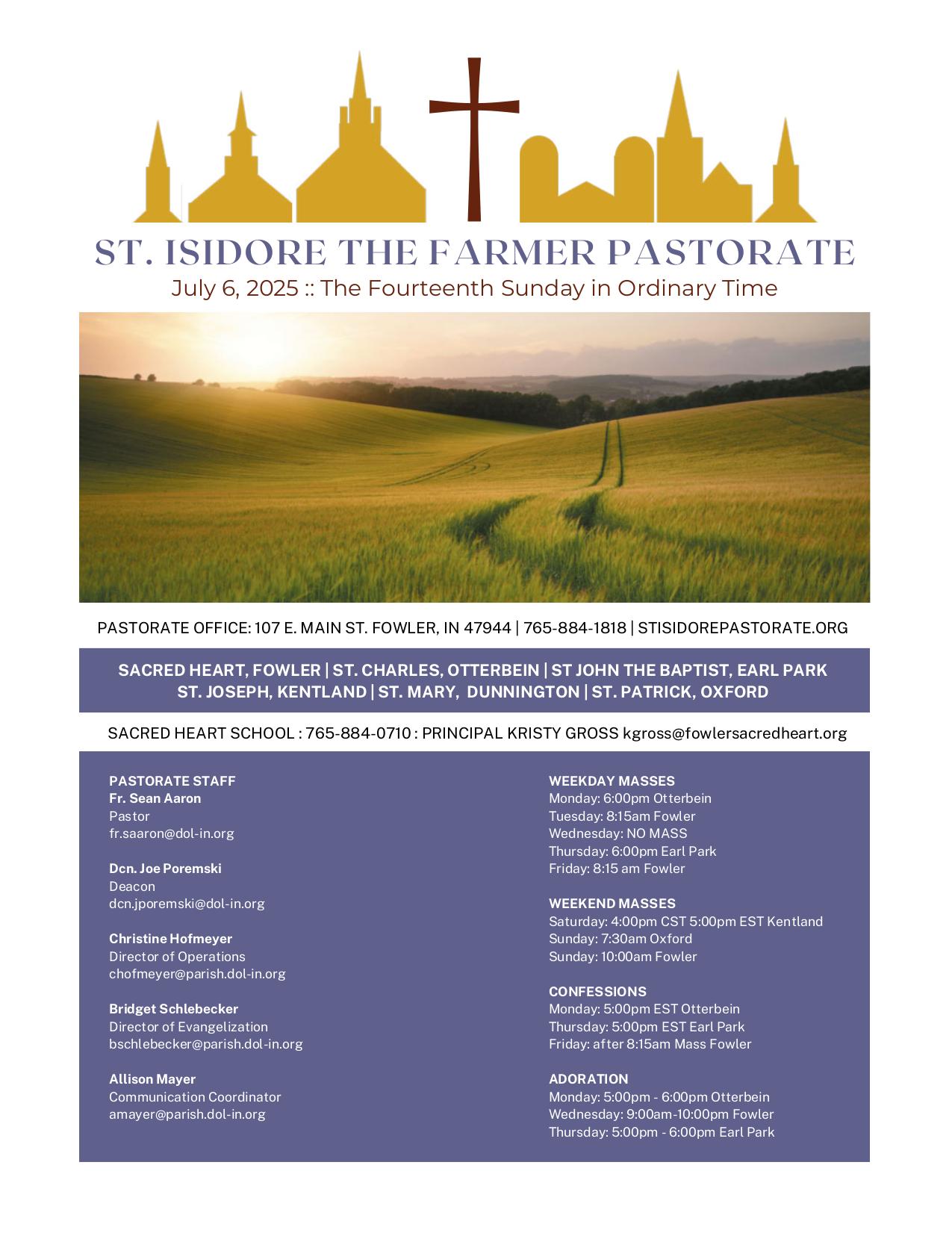 july 6, 2025 Bulletin