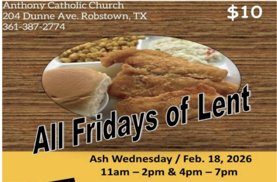 Fish Fry at St. Anthony Catholic Church in Robstown