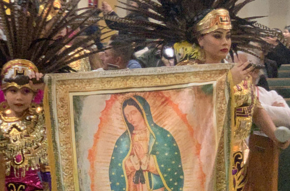 Holy Family Homenaje to  Our Lady of Guadalupe, Dec. 11