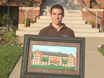 IWA senior gifts painting to IWBS Sisters