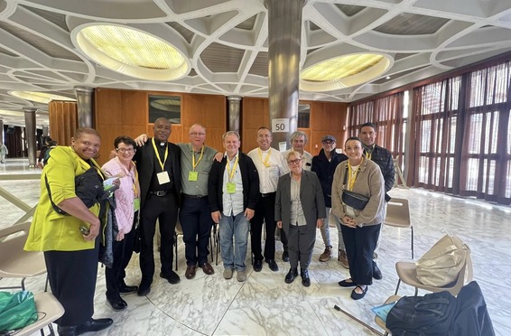 Ten people from our diocese went to the Jubilee of Synodality Groups in Rome