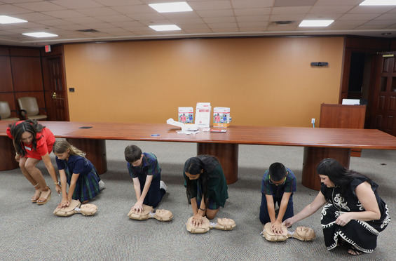 Learning how to save lives at a young age