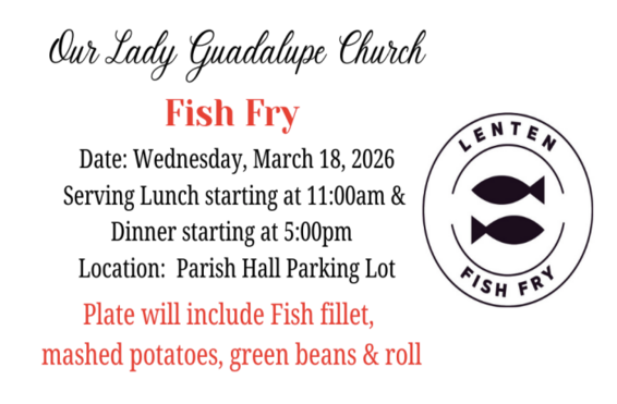 OLG (Alice) Ash Wednesday Fish Fry