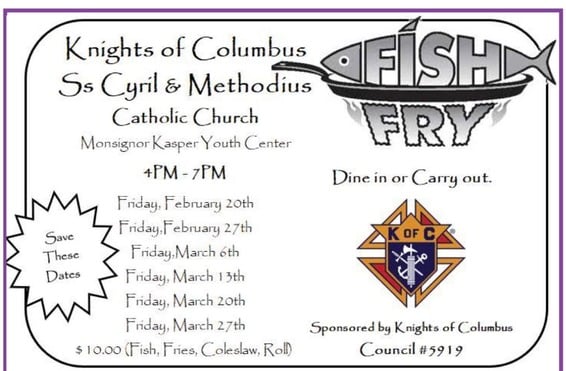 Fish Fry at Ss. Cyril & Methodius Catholic Church in Corpus Christi