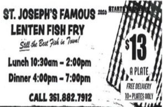 St. Joseph’s Famous Lenten Fish Fry